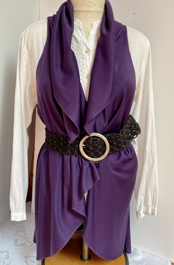 Deep Purple vest that can be worn five different ways - Image 4