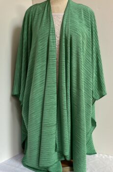 Green ruana poncho